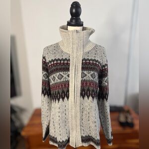 London Fog Londontown Zipper Cardigan Unisex Vintage Size M